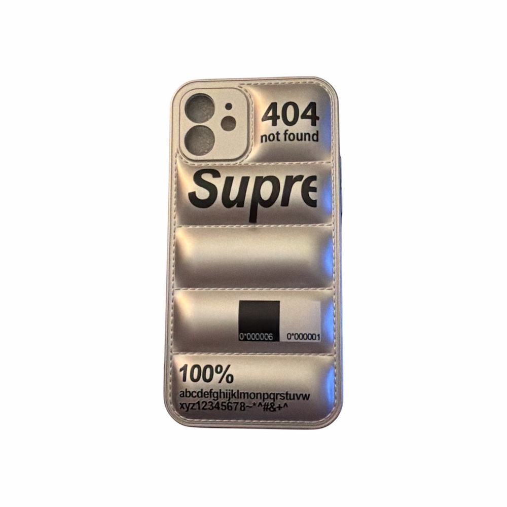 Supre 404 Not Found Puff Jacket iPhone 12